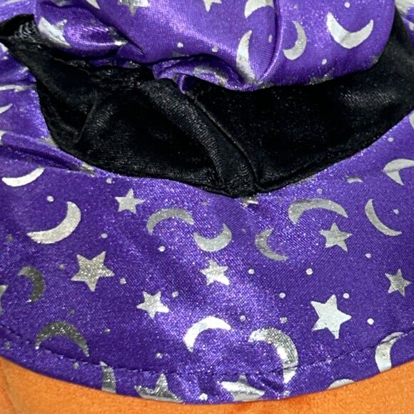 Gourdy 2005 TY Beanie Pluffies Retired Halloween Pumpkin Witch Jack OLantern NEW - Picture 7 of 9